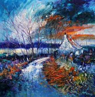 Stormy Eveninglight at Archie's House Keills 30x30 Stormy Eveninglight at Archie's House Keills 30x30